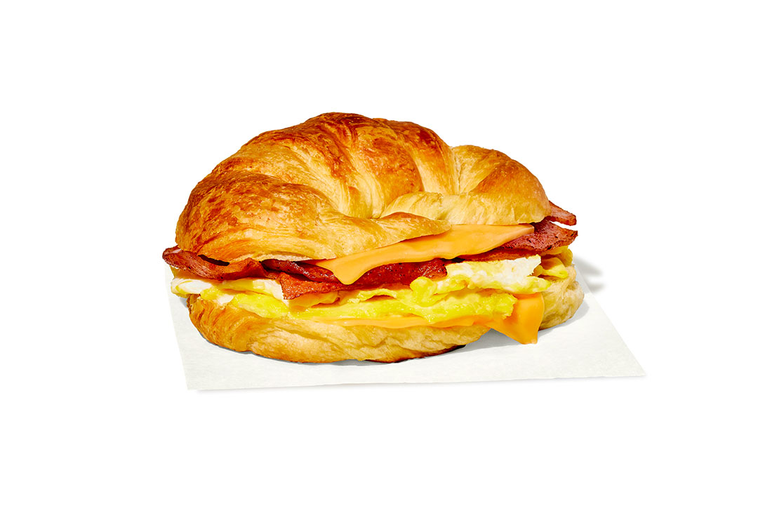 classic pork roll croissant sandwich