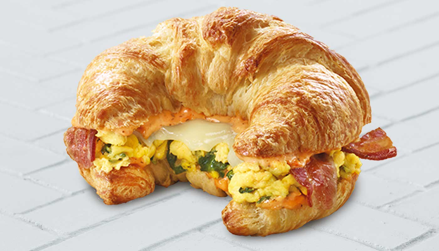 Spinach Bacon Croissant