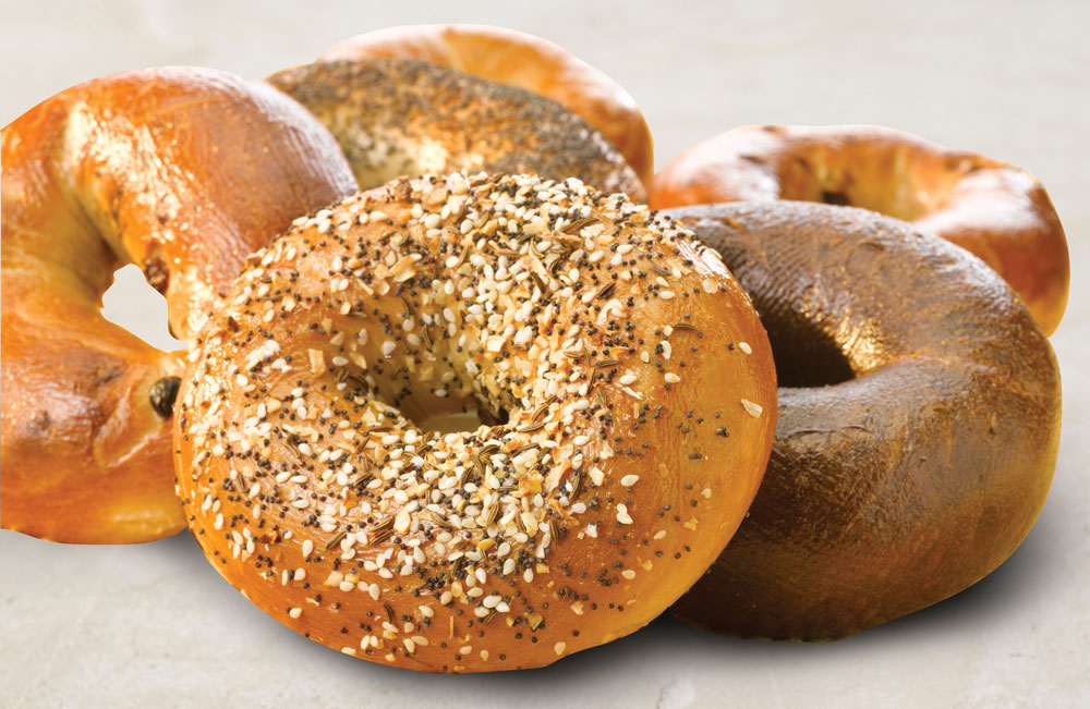 pile of bagels